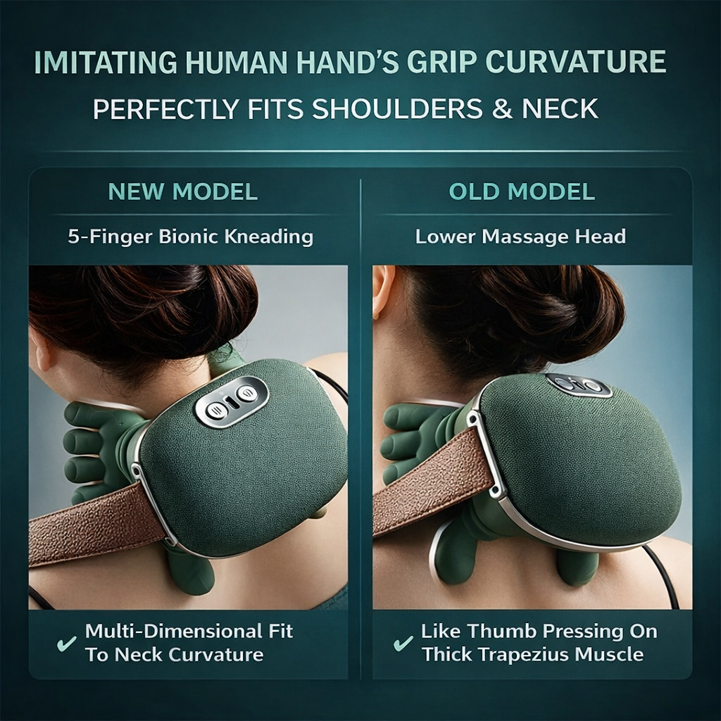 N7 Bionic Neck & Shoulder Massager ™ – 3 Mode Shiatsu Heat