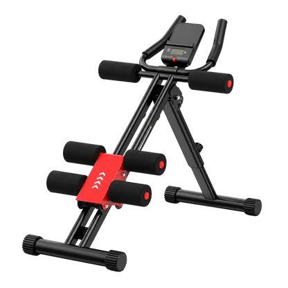 DualCore™ Dual-Track Ab Machine, Adjustable Core Trainer for Home Gym