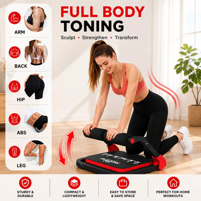 Relivo™ Adjustable Ab Machine, Rebound Core Trainer for Home Workout