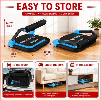 Relivo™ Adjustable Ab Machine, Rebound Core Trainer for Home Workout