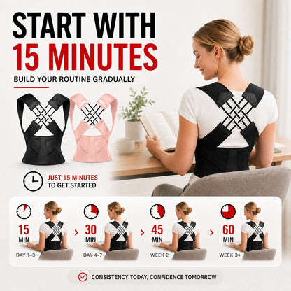 AlignFlex™ Posture Corrector Brace | Daily Posture Awareness Support