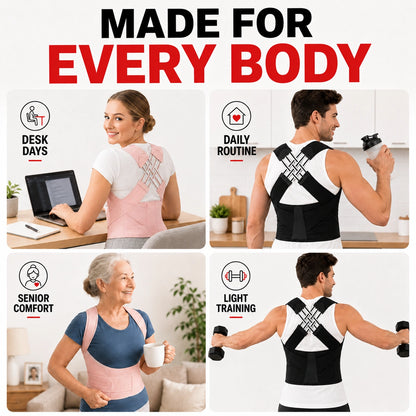 AlignFlex™ Posture Corrector Brace | Daily Posture Awareness Support