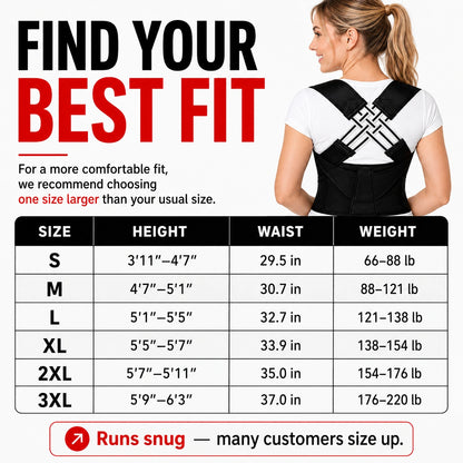 AlignFlex™ Posture Corrector Brace | Daily Posture Awareness Support