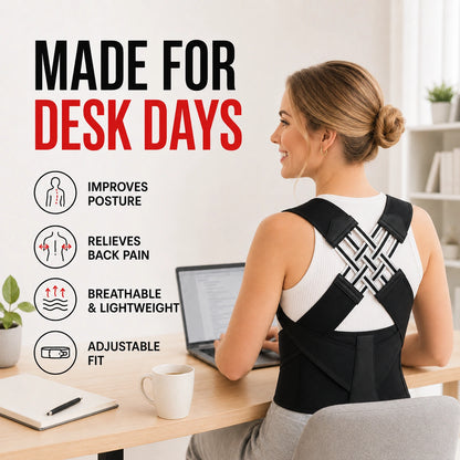 AlignFlex™ Posture Corrector Brace | Daily Posture Awareness Support