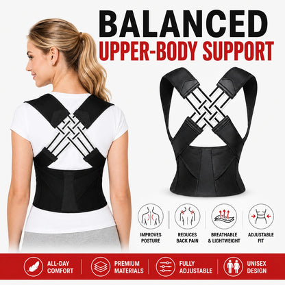 AlignFlex™ Posture Corrector Brace | Daily Posture Awareness Support