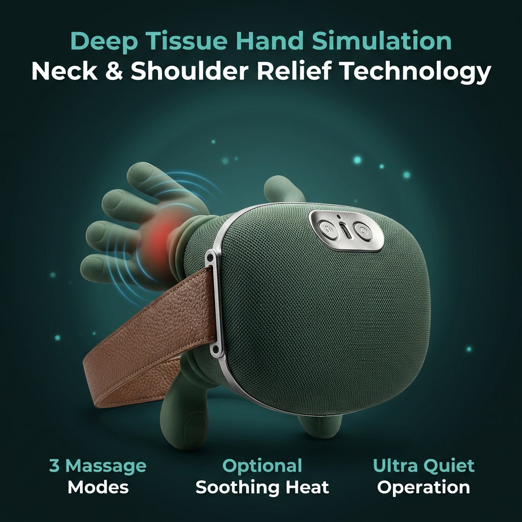 N7 Bionic Neck & Shoulder Massager ™ – 3 Mode Shiatsu Heat