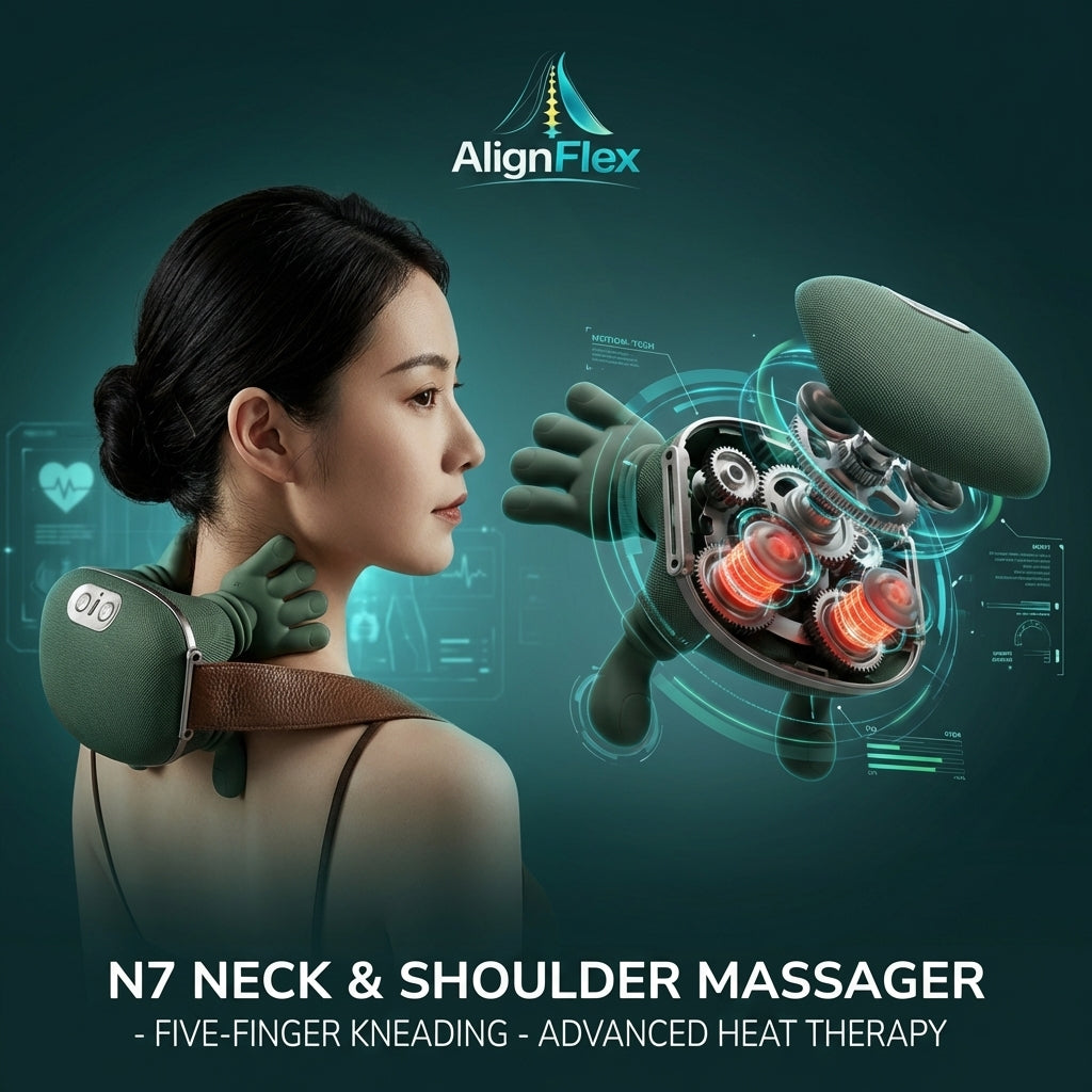 N7 Bionic Neck & Shoulder Massager ™ – 3 Mode Shiatsu Heat