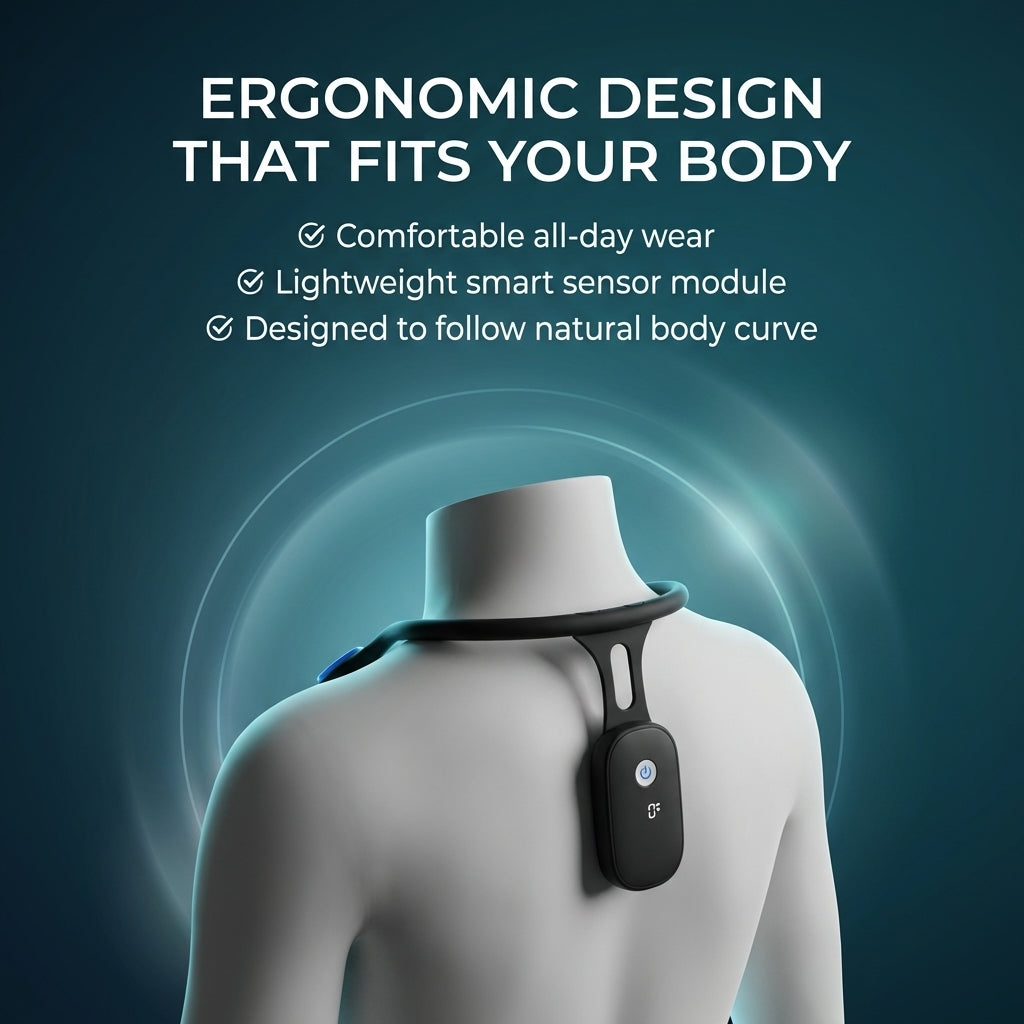 Smart Posture Corrector Wearable ™ – Back & Neck Posture Trainer Device