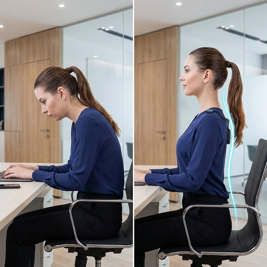 Smart Posture Corrector Wearable ™ – Back & Neck Posture Trainer Device